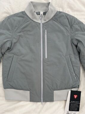 NWT Women’s Lululemon Short Insulated Bomber Jacket PrimaLoft Vapor Gray Size 6